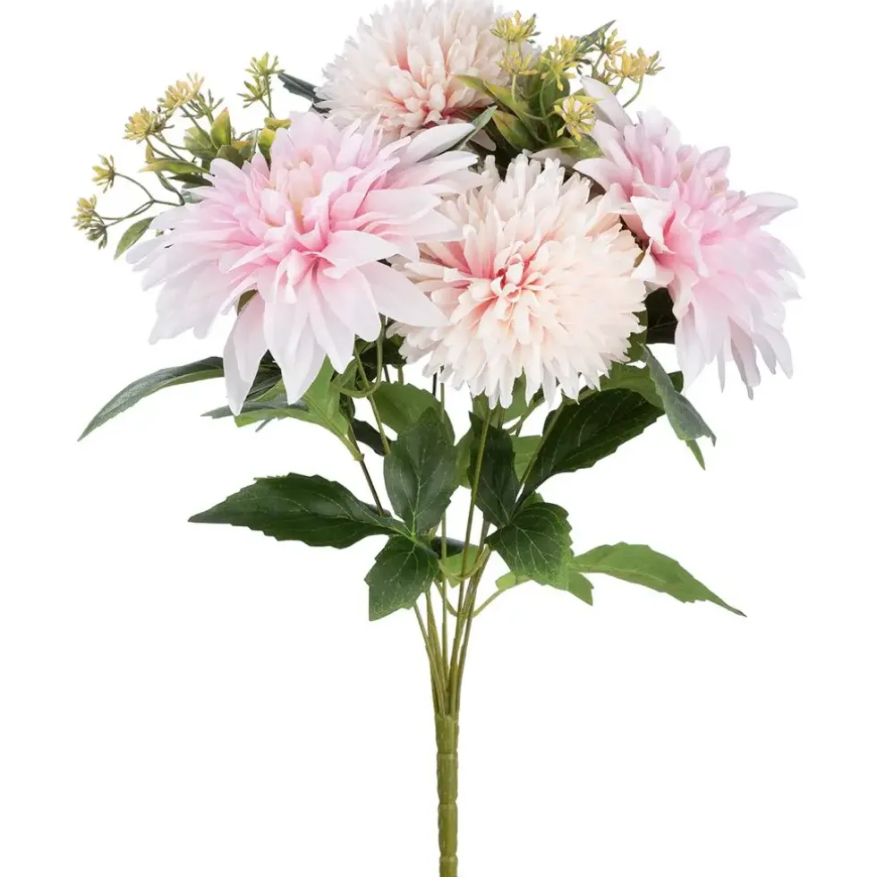 Künstlicher Blumenstrauß Chrysantheme Dahlie Höhe 42 cm