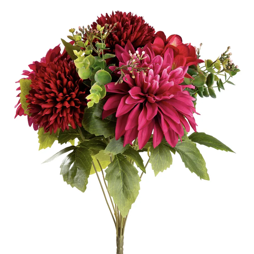 Künstlicher Blumenstrauß Hortensien Höhe 42 cm