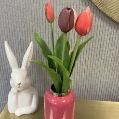 Künstliche Tulpen wie echt Mix 5er Bund Höhe 36 cm