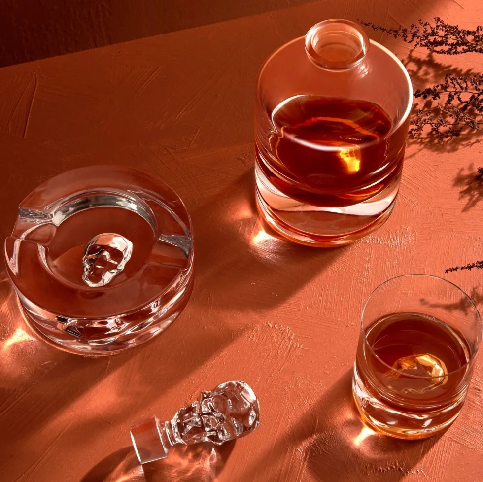 Kristallglas Zigarren Aschenbecher NUDE Glass Shade