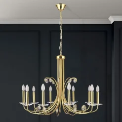 Kronleuchter gold matt ALEXIS