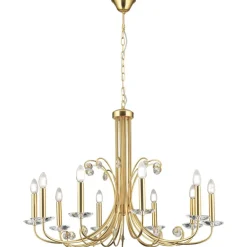 Kronleuchter gold matt ALEXIS