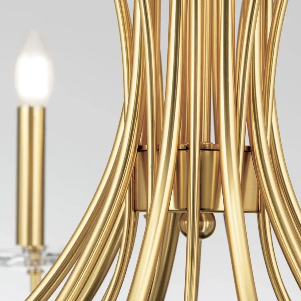 Kronleuchter gold matt ALEXIS
