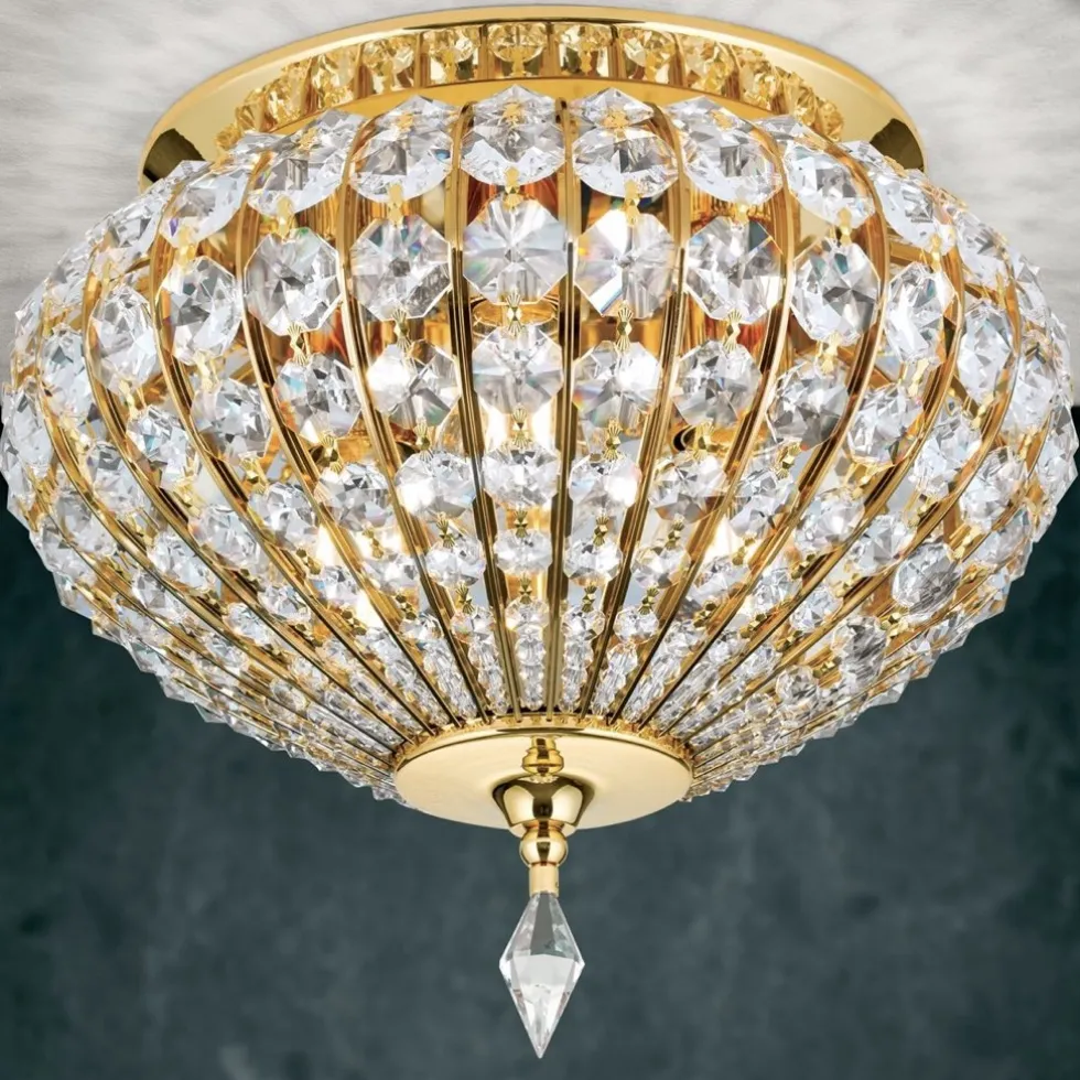 Kronleuchter modern OPHELIA gold