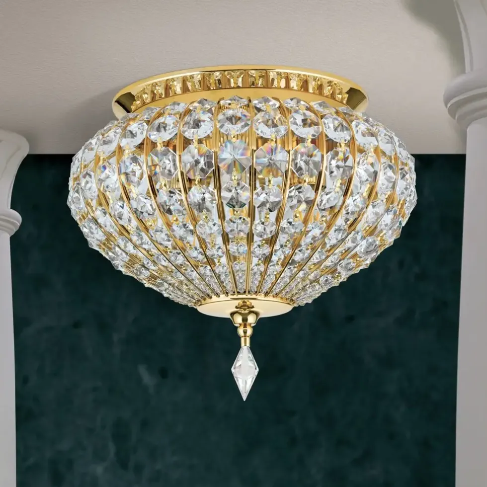 Kronleuchter modern OPHELIA gold