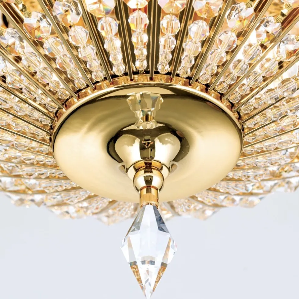 Kronleuchter modern OPHELIA gold