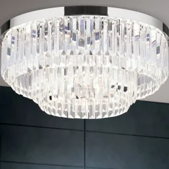 Kronleuchter modern PHILINE chrom