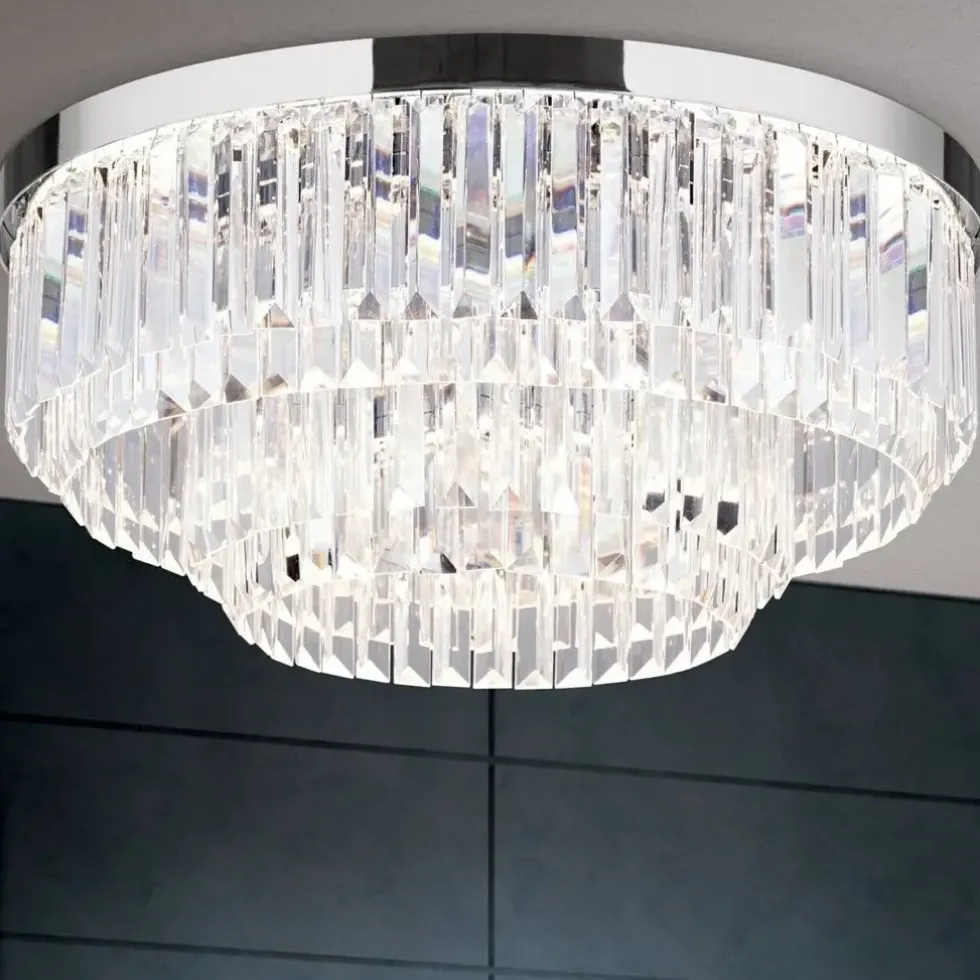 Kronleuchter modern PHILINE chrom