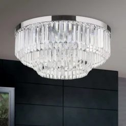 Kronleuchter modern PHILINE chrom