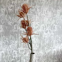 Kunstblume Distel Pflanze Pick Deko 64 cm