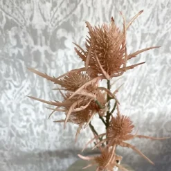 Kunstblume Distel Pflanze Pick Deko 64 cm