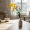 Kunstblume FREESIE gelb H 57 cm
