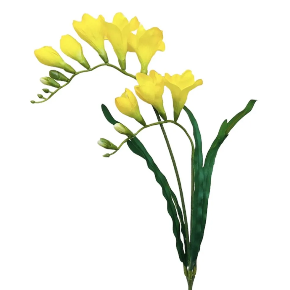 Kunstblume FREESIE gelb H 57 cm