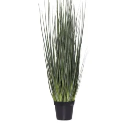 Kunstblume Gras im Topf dunkelgrün 40×107 cm