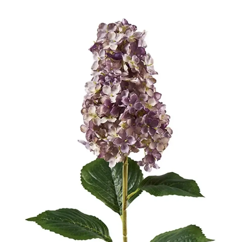 Kunstblume Hortensie lila Höhe 80 cm