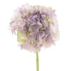 Kunstblume Hortensie wie echt lavendel Höhe 68 cm