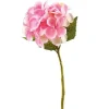 Kunstblume Künstliche HORTENSIE rosa wie echt H 33 cm