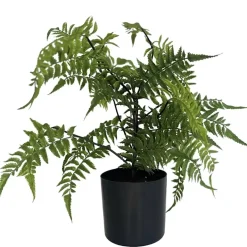 Kunstblume Kunstpflanze Farn im Topf Höhe 66 cm