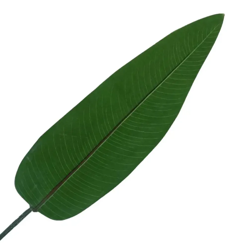 Kunstblume Kunstpflanze Strelizien Blatt Höhe 75 cm 3er Set