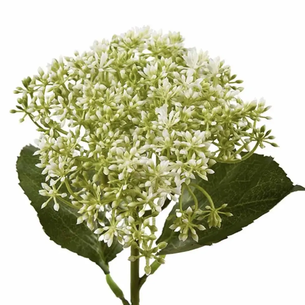 Kunstblume Mauerpfeffer weiß Höhe 30 cm