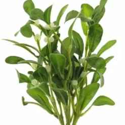 Kunstblume Mistelzweig Mistelbündel Deko weiß grün Höhe 35 cm