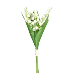 Kunstblumen Maiglöckchen Bund weiß Höhe 34 cm
