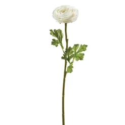 Kunstblumen Seidenblumen Strauß Ranunkel Höhe 48 cm weiß