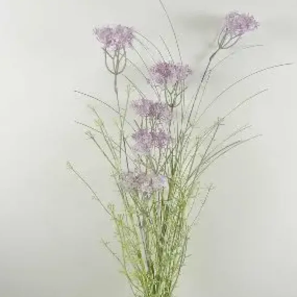 Kunstblume Seidenblume Deko Wiesenblume lila Höhe 61 cm