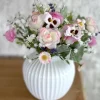 Kunstblume Sommerstrauß Höhe 20 cm Blumenstrauß Deko