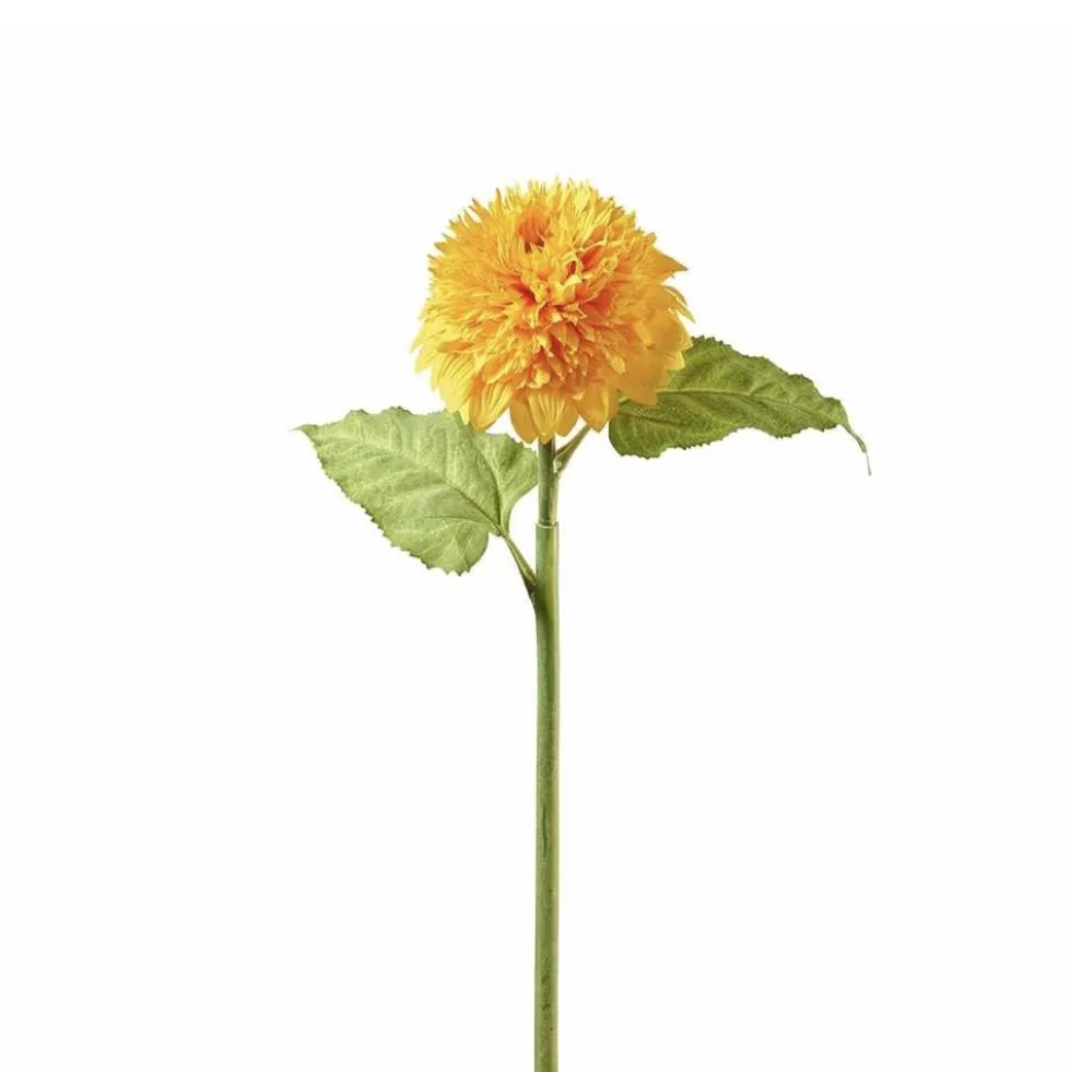 Kunstblume wie echt Sonnenblume gelb Höhe 72 cm