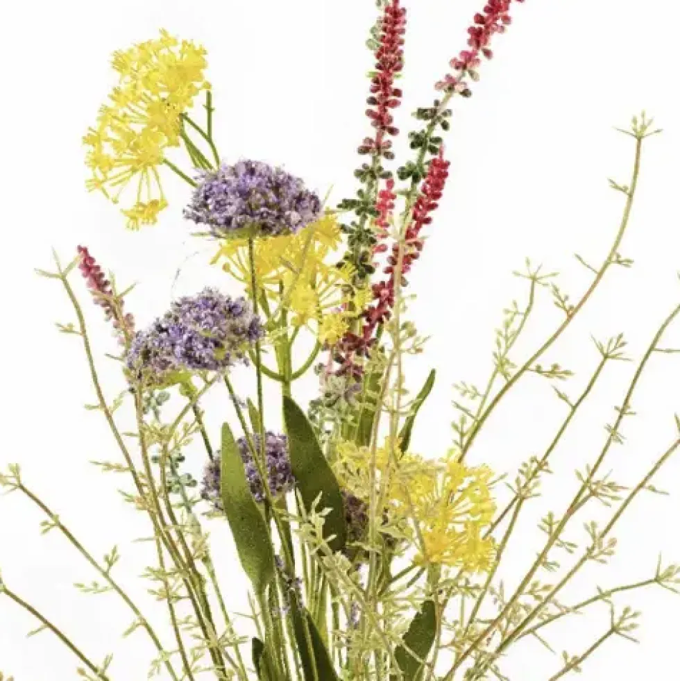 Kunstblume Wildblumen Wiesenblumen Deko bunt Höhe 55 cm