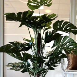 Kunstpflanze groß Monstera im Topf Höhe 140 cm