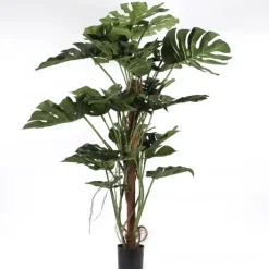 Kunstpflanze groß Monstera im Topf Höhe 140 cm