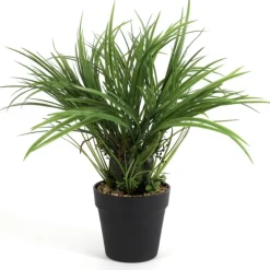 Kunstpflanze im Topf Deko Acorus calamus Höhe 45 cm