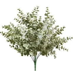 Kunstpflanze Kunstblume Eukalytusbusch dunkelgrün
