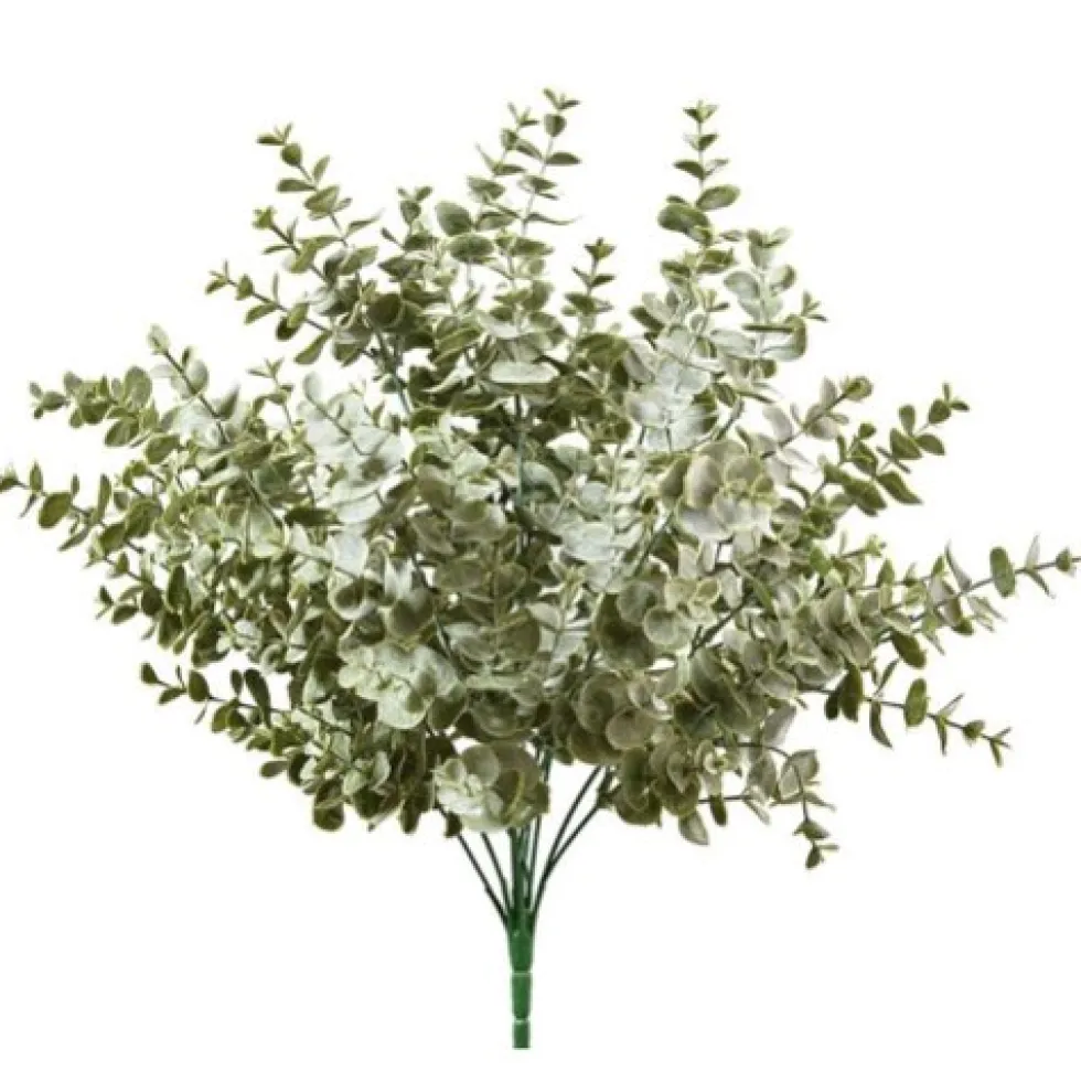Kunstpflanze Kunstblume Eukalytusbusch dunkelgrün