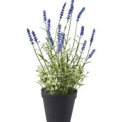 Kunstpflanze Lavendel im Topf