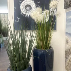 Kunstpflanze Pusteblume Deko im Topf