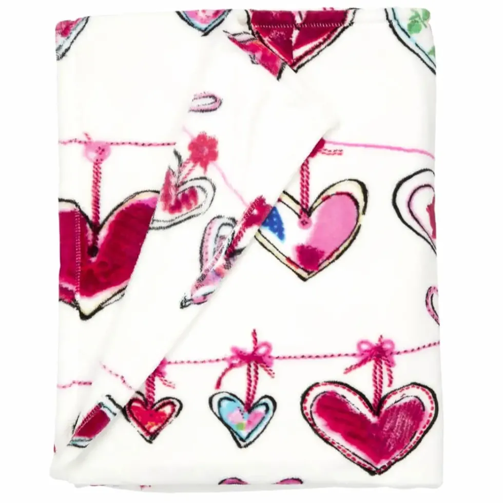 Kuscheldecke 130×170 cm Beddinghouse Herz GARLAND