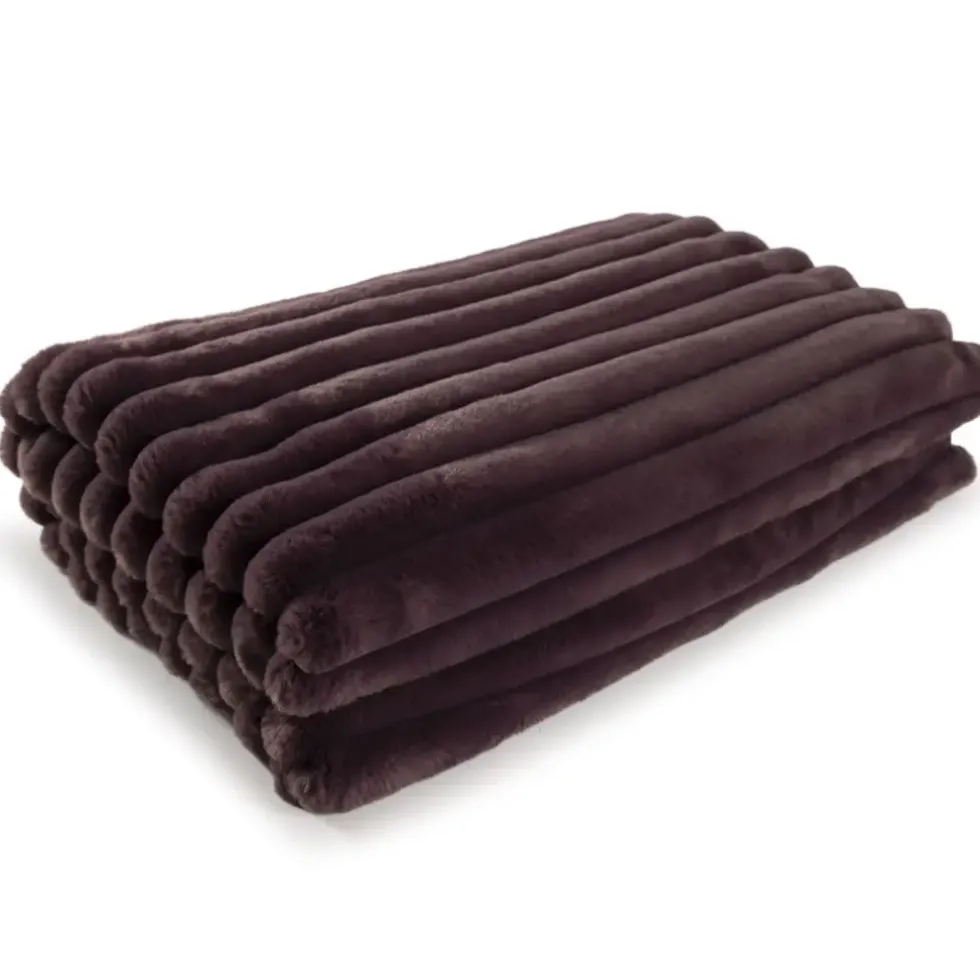 Kuscheldecke Magma RAYA lila 140×200 cm