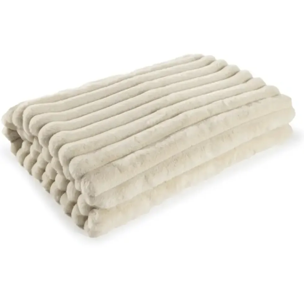 Kuscheldecke Magma RAYA natur 140×200 cm