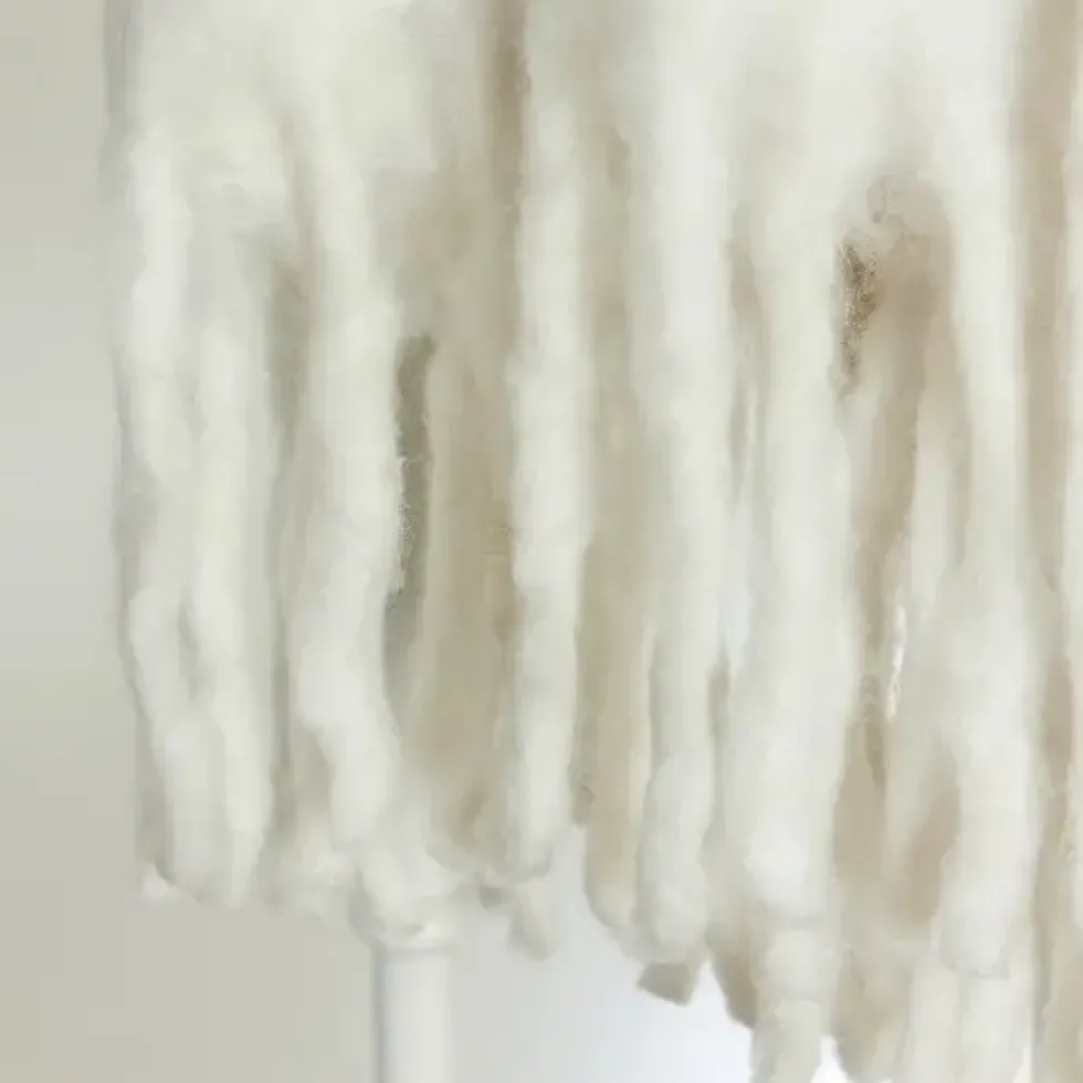Kuscheldecke MOHAIR Werner Voß cremeweiß 130×170 cm