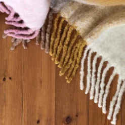 Kuscheldecke MOHAIR Werner Voß kariert 130×170 cm