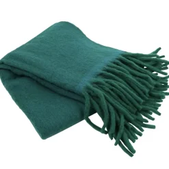 Kuscheldecke türkis Mohair 130×170 cm