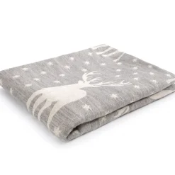 Kuscheldecke Zermatt Magma grau 140×180 cm