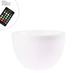 LED Blumentopf Shining Curvy Pot