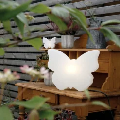 LED Gartenleuchte Shining Butterfly Breite 40 cm
