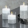 LED Kerze Elora Kaheku mit Strassband