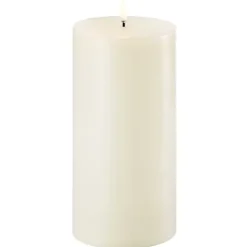 LED Kerze mit Timer Uyuni Lighting Stumpenkerze elfenbein
