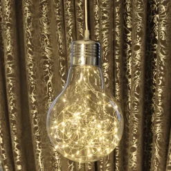 LED Lampe Glasbirne zum Hängen warmweiß